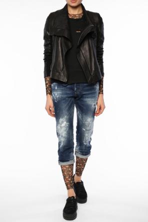 Transparentne legginsy z motywem kwiatowym, zdjęcie 2 Transparentne legginsy z motywem kwiatowym od Dsquared2